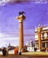 Richard Parkes Bonington - St Mark's Column in Venice